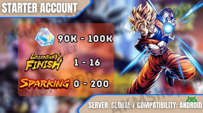 [ANDROID]  90000 - 100000 Chrono Crystals ◈  Bandai Login ◈ Random LF & SP Included+ 200~400Characters+200ticket ◈ Full Access ◈Instant Delivery