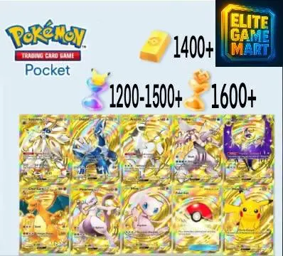 [Auto Delivery]35+Poke gold/1800+ Pack Hourglass-1800+ Wonder Hourglass-1800-2000+Cards