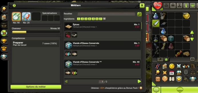 Galerie de skins Dofus 2 et Unity