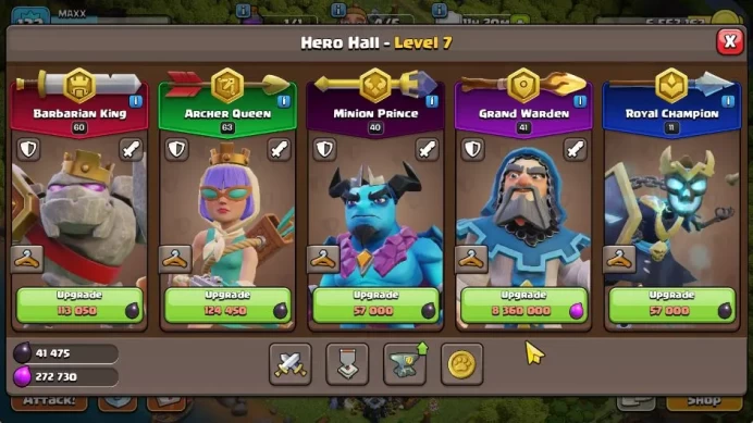 TH 13-BH 8|LV 132|TROPHY 2877|HH 7|BK 60,AQ 63,GW 41,MP 40,RC 11|1259 Gems|CN OFF|Protect OFF |TAKE MAIL|CHECKSS(COC1413)