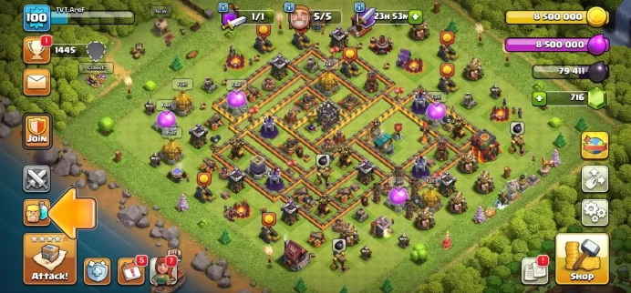 TH10 Clash of Clans – Level 100 / Heroes: 40 | 40 | 10 |  Builders: 5 / Best Price – Quick Delivery / DM for details