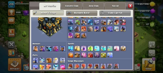 NEARLY MAXED DEFENSES / WALLS | MAX PETS | HIGH EQUIPMENTS | BEST OFFER 100% SECURED WAR STARS MAGIC ITEMS EQUIPMENT EPIC HERO SKIN GEMS