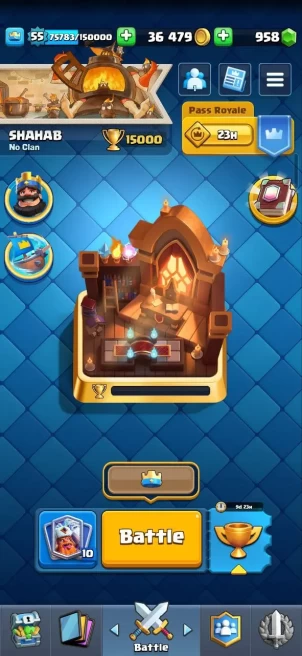 Clash royal (Android/iOS) KT 14 - lvl 55 - Cards121 /121/eliteCard 6/ Max Card 45/evo card7/Emote 155 / skin tower 12 /Fast delivery/Cheap sale