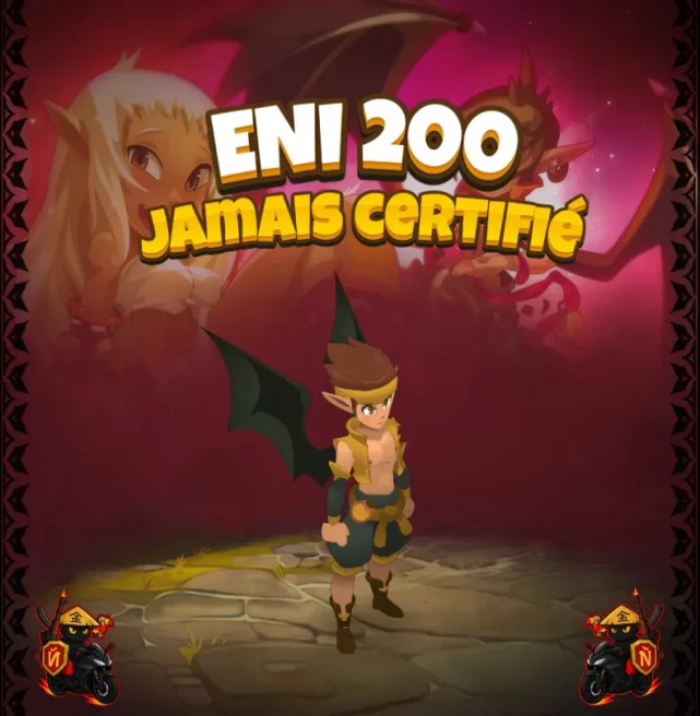 Compte Dofus Eni Niveau 200 - Serveur Nidas - Compte Neuf (Jamais Ouvert)