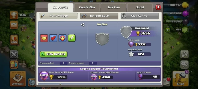 RARE 4151 WAR STARS | HIGH DEFENSE / WALLS | LOTS OF MAGIC ITEMS | BEST OFFER 100% SECURED INSTANT DELIVERY WAR STARS MAGIC ITEMS EQUIPMENT EPIC