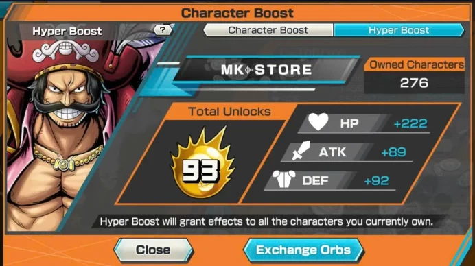 BR609-IOS+Android-Hyber 93+Roger v1 Skin Full Boost+7 Ex Max(Gear 5 +Kuzan+Snake+Kid Law+Yamato)+Vip Medal+Support 169%+Many Bounty Festival Max