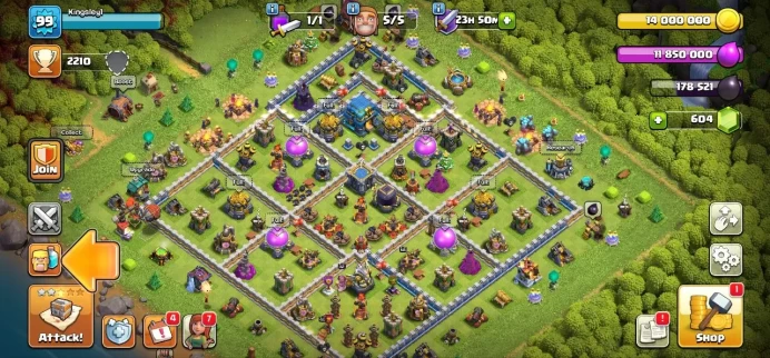 TH12 Clash of Clans – Level 99 / Heroes: 46 | 58 | 30 | 32 / Builders: 6 / Best Price – Quick Delivery / DM for details