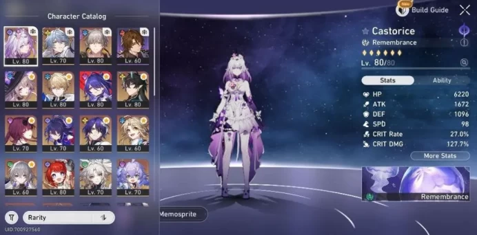 GOD Account - EU - TR 68 - +24 5Stars (Characters&Light Cones) - More Eidolons - +18 Staller Jids - More Peties+ [ALL INFO in Description]