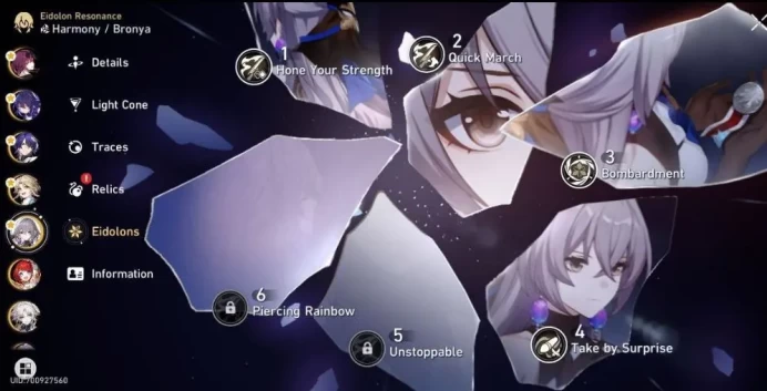 GOD Account - EU - TR 68 - +24 5Stars (Characters&Light Cones) - More Eidolons - +18 Staller Jids - More Peties+ [ALL INFO in Description]