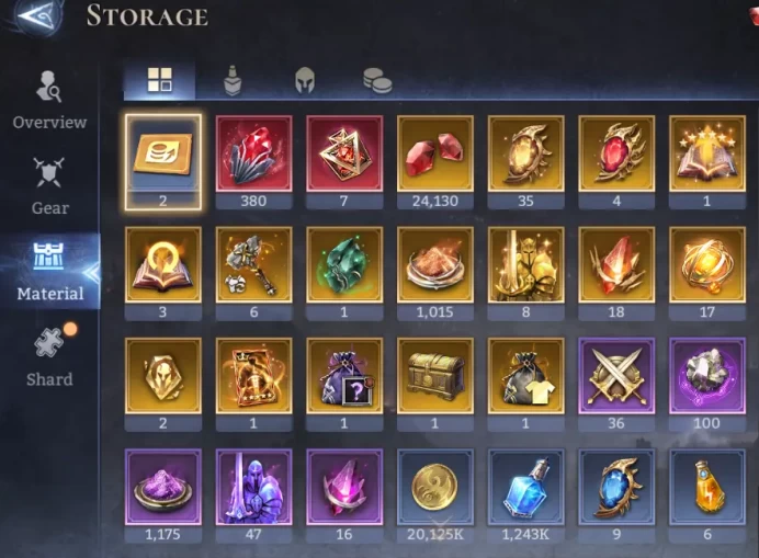 TOP START - Valderon + Elowyn + Numera + Ares \ 59000 Energy \ 24000 Gem \ 35 gold summ \ 4 ancient \ 9 rare \ Prime Pick !