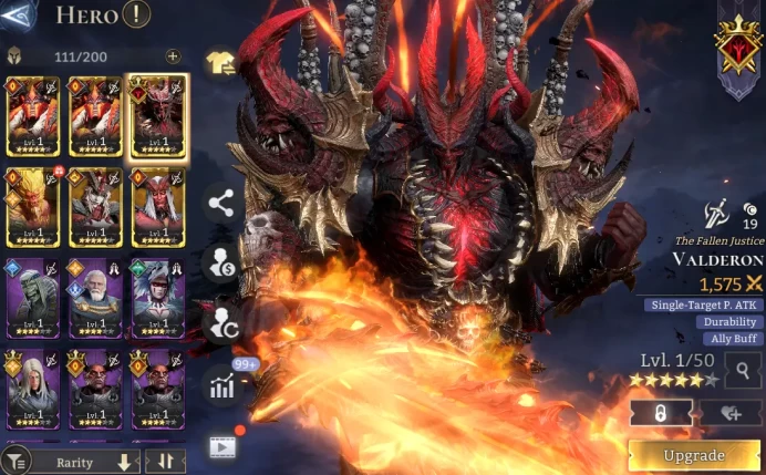 TOP START - Valderon + Sun Wukong ( Skin ) + Xena + Arrogance \ 61000 Energy \ 24000 Gem \ 32 gold summ \ 3 ancient \ 44 rare \ Prime Pick !