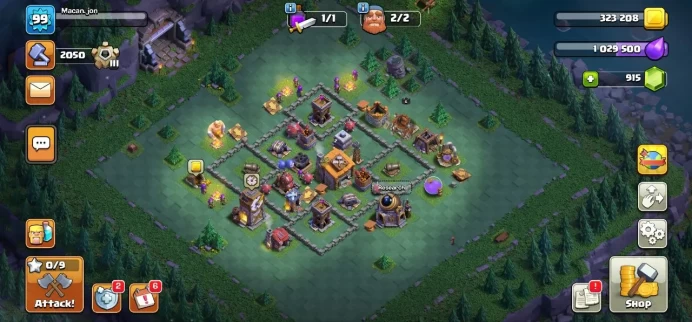 Clash of Clans TH10 Clash of Clans – Level 99 / Heroes: 30 | 30 | 1 |  Builders: 6 / Best Price – Quick Delivery / DM for details
