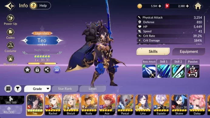 [Re:BIRTH]Global300xx|19 Legend,5 SPECIAL|TeoTc6,Rachel,Biscuit,Rudy,Ace,etc + 1 Legend Pet|Log Netmarble|CheckSS(SKR918)