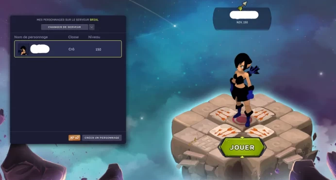 Dofus Unity - serveur BRIAL - CRA 150 - Jamais certifié - (+1500 des ogrines offerts) - 100% safe