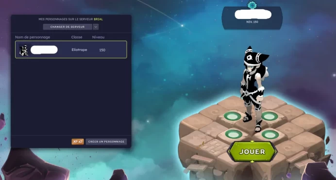 Dofus Unity - serveur BRIAL - ELIOTROPE 150 - Jamais certifié - (+1500 des ogrines offerts) - 100% safe
