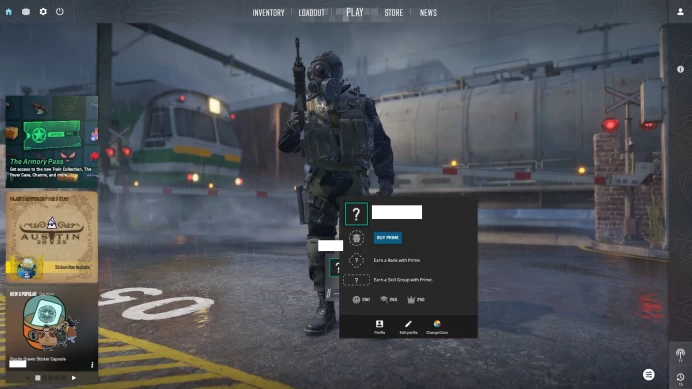[ID:25975][NONPRIME][VERY RARE][1K HOURS+][COMMENDATIONS 3x250] UN (UNRANKED || 0 MM || 1711 HOURS)