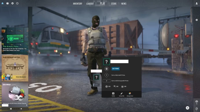 [ID:67231][NONPRIME][VERY RARE][1K HOURS+][COMMENDATIONS 3x150] UN (UNRANKED || 0 MM || 1702 HOURS)