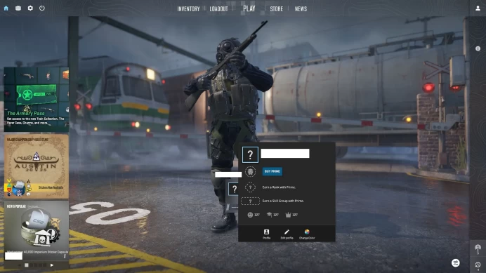 [ID:148863][NONPRIME][VERY RARE][1K HOURS+][COMMENDATIONS 3x127] UN (UNRANKED || 0 MM || 1781 HOURS)