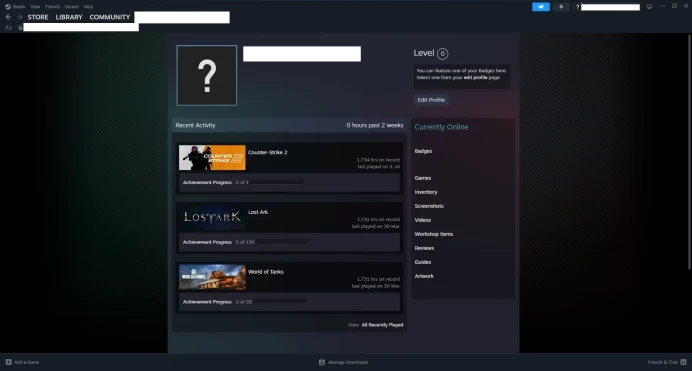 [ID:67376][NONPRIME][VERY RARE][1K HOURS+][COMMENDATIONS 3x256] UN (UNRANKED || 0 MM || 1734 HOURS)