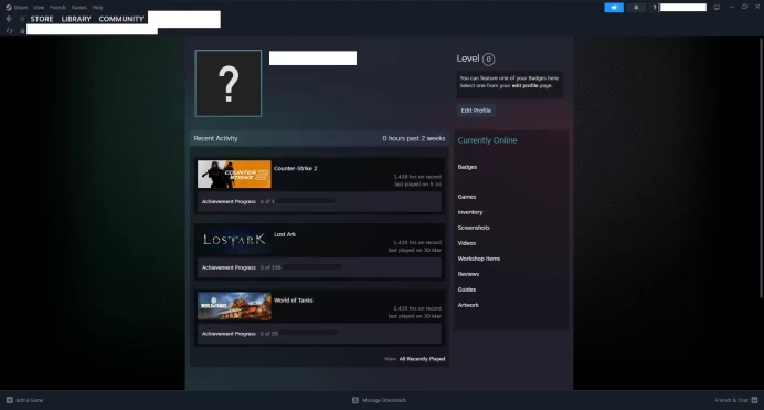 [ID:165775][NONPRIME][VERY RARE][1K HOURS+][COMMENDATIONS 3x254] UN (UNRANKED || 0 MM || 1438 HOURS)