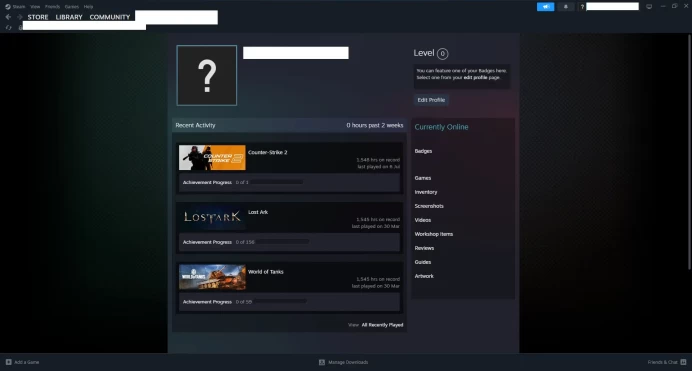 [ID:136821][NONPRIME][VERY RARE][1K HOURS+][COMMENDATIONS 3x252] UN (UNRANKED || 0 MM || 1548 HOURS)