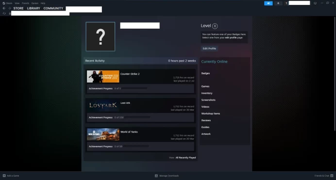 [ID:89081][NONPRIME][VERY RARE][1K HOURS+][COMMENDATIONS 3x127] UN (UNRANKED || 0 MM || 1715 HOURS)