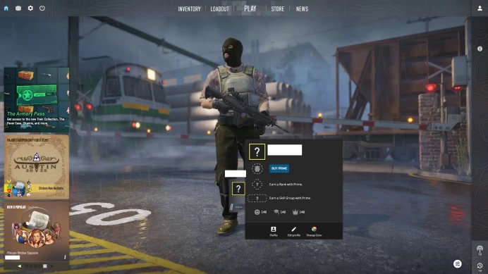 [ID:70107][NONPRIME][VERY RARE][1K HOURS+][COMMENDATIONS 3x146] UN (UNRANKED || 0 MM || 1749 HOURS)