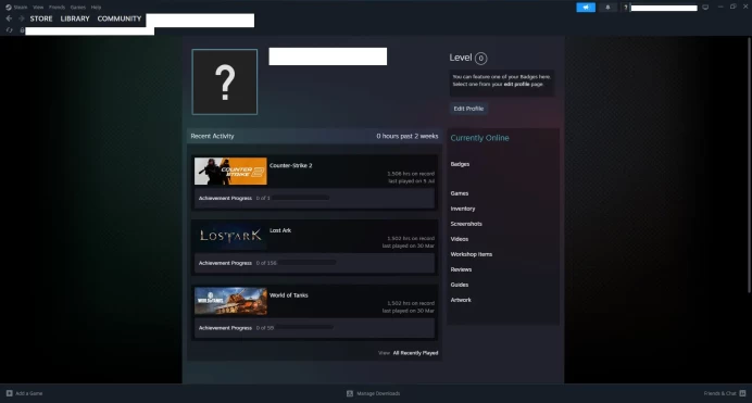 [ID:23113][NONPRIME][VERY RARE][1K HOURS+][COMMENDATIONS 3x251] UN (UNRANKED || 0 MM || 1506 HOURS)