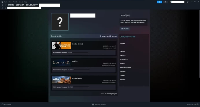 [ID:193947][NONPRIME][VERY RARE][1K HOURS+][COMMENDATIONS 3x166] UN (UNRANKED || 0 MM || 1696 HOURS)
