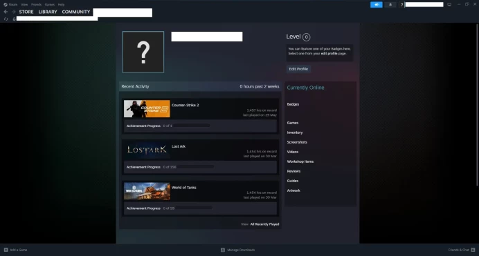 [ID:91747][NONPRIME][VERY RARE][1K HOURS+][COMMENDATIONS 3x251] UN (UNRANKED || 0 MM || 1457 HOURS)