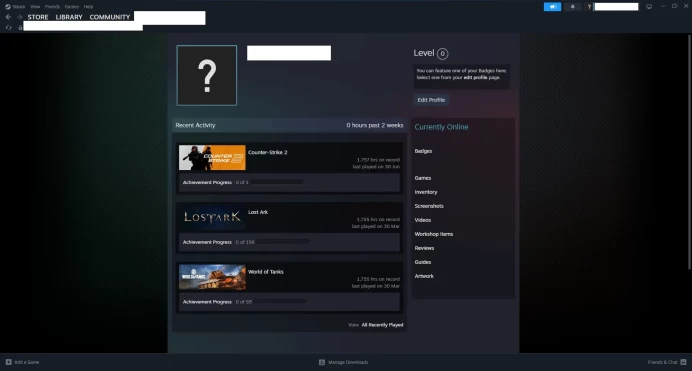 [ID:136401][NONPRIME][VERY RARE][1K HOURS+][COMMENDATIONS 3x150] UN (UNRANKED || 0 MM || 1757 HOURS)