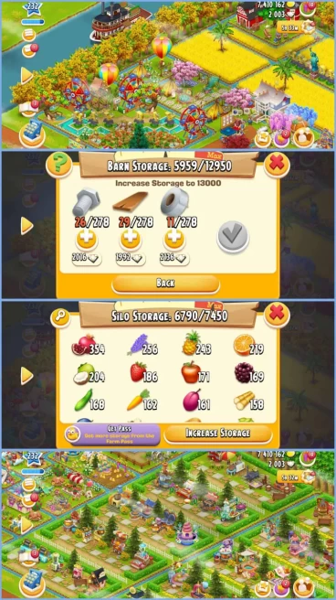 EXCLUSIVE FARM WITH HIGH TOWN !! | Level-232 | Barn-12950 | Silo-7450 | Town-39 | 42+ Animals | 2000+ Diamonds | Open Land ~#138