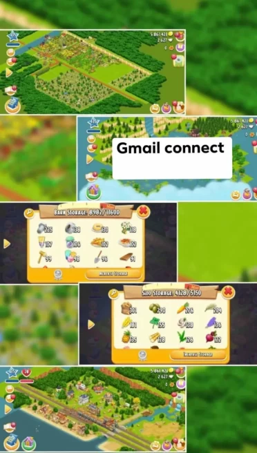 BIG Storage Farm !! | Barn-10150 | Silo-3000 | Level-141 | Coins-21 M | Diamonds-759 | Town-25 | Both Nicely Decorated ~ #117