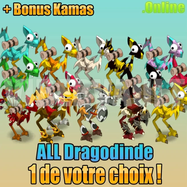 [Kelerog] x1 Dragodinde de votre choix / Max Capacités