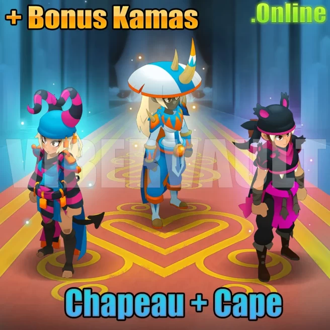 [Kelerog] Parabiote : Chapeau + Cape +[Bonus Kamas]