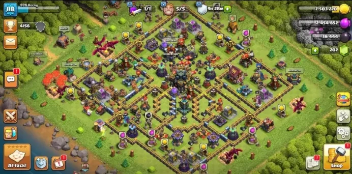 CHEAPEST DEAL TH 17 ACC  HEROES 25_27_40_11_7  118 XP LVL  183 WAR STAR  NC 500  1 OP HEROES SKINS  ATB 5405  INSTANT DELIVERY