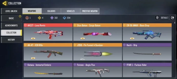 LEVEL 400 { INSTANT DELIVERY }{ 1 Gun Mythic } { 4 Gun legendary } { 162 Gun epics } { 90 Skins } {39 Dance} { 15 Battle Pass }Only Activision