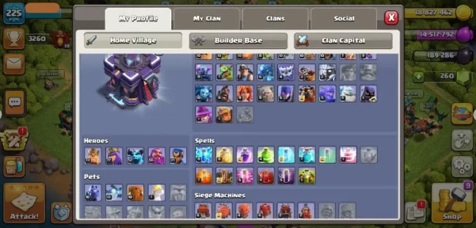 TH15 | LVL 225 | BK: 73 AQ: 72 MK: 52 GW: 55 RC: 21 Skin: 2