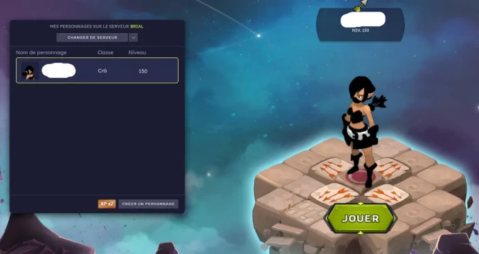 Dofus Unity - serveur BRIAL - CRA 150 - Jamais certifié - (+1500 des ogrines offerts) - 100% safe