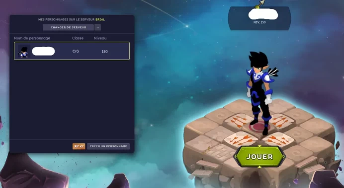 Dofus Unity - serveur BRIAL - CRA 150 - Jamais certifié - (+1500 des ogrines offerts) - 100% safe