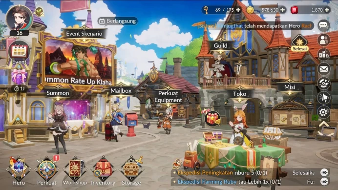 GLOBAL|6 LEGENDARY(Teo*6,Rachel*6,Dellons*5,Ace*5,Sieg*5,Ruri*5)|1.8K Ruby|Auto raid,Map 6,Tower 23F|Google(SKR781)