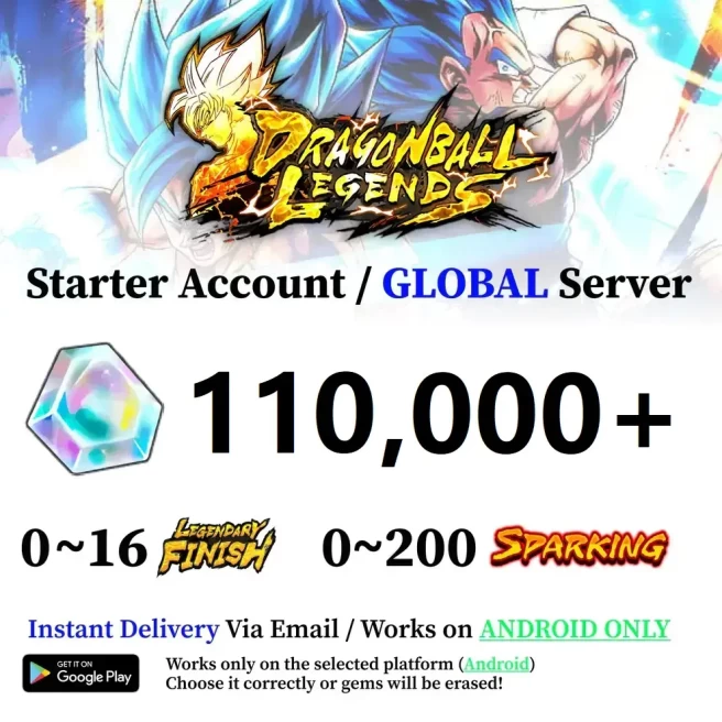 Android 110,000+ Chrono Crystal Accounts - Automatic Delivery - BNID Login