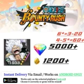 Global |Android Only | Gear Five Luffy |5000+RD | 1200+GF |six star hero 3-20 |Four-Five Star Heroes 60+| 100% Secure Account | Fast Delivery