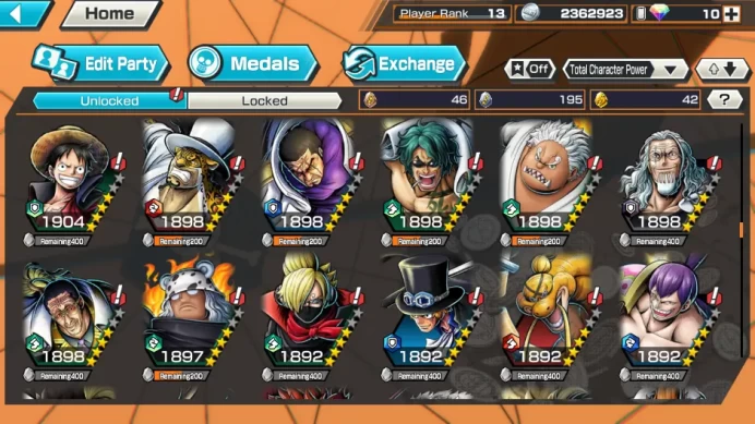 Global|5 META EX[Kuzan,SakaZuki,Shanks,FR Shanks,ETC]Rank 13|Log Bandai|Check SS(OPBR952)