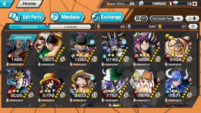 Global|4 META EX[Edward Newgate,Monket D luffy,Kaido,ETC]Rank 22|Log Bandai|Check SS(OPBR954)