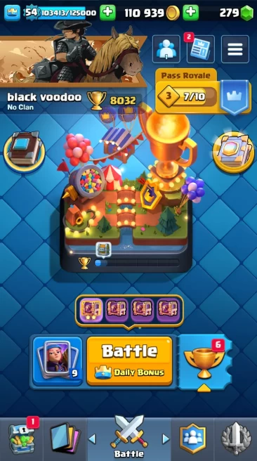 ◄ KT 15 ► LVL 54 ◆ 8032 CUPS ◆ 45 MAX ◆ LEVEL 15 [7] ◆ LEVEL 14 [38] ◆ 87 EMOTES ◆ 10 EVO ◆ 7 SKINS ◆ 110k GOLD ◆ 279 GEMS ◆ RL38