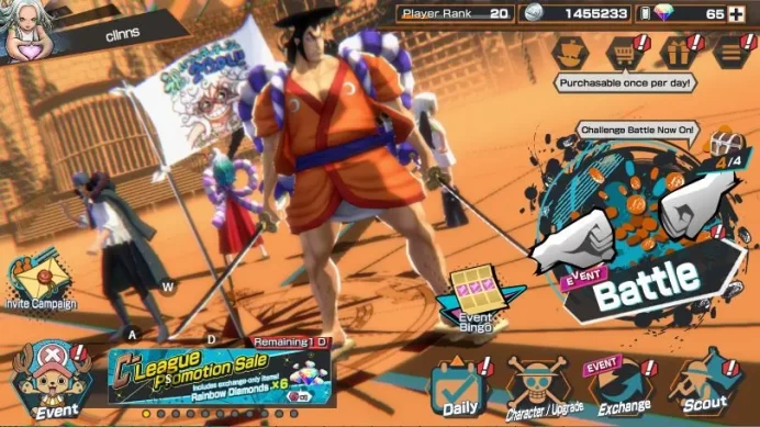 Global|6 META EX[Kaido,Kuzan,Oden,Yamato,Luffy GF,Roger,Etc]Rank 20|Log Bandai|Check SS(OPBR931)