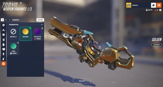 3279 LEGACY COMPETITIVE POINTS / 1 Golden Weapons / Overwatch 2 / Full Mail Access / see the picture / Please Read Description / awzxk
