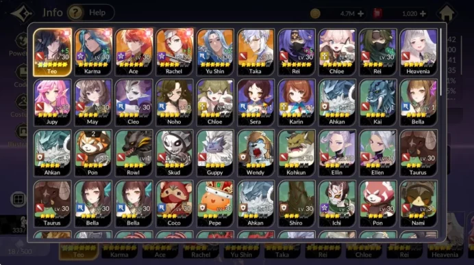 [Re:BIRTH]Global300xx|6 Legend,4 SPECIAL|Teo Tc2,Karma,Ace,Rachel,Yu Shin,Taka|Log Google|CheckSS(SKR935)