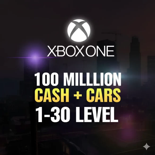 [XBOX ONE] 100 Million (Cash + Cars) | RP Level 4-30 | Full Access